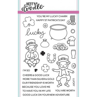 Heffy Doodle Lucky Friends Clear Stamps (HFD0021)