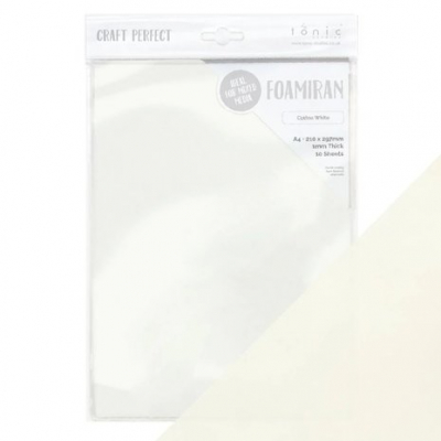 Tonic Craft Perfect Foamiran A4 Cotton White (9579e)