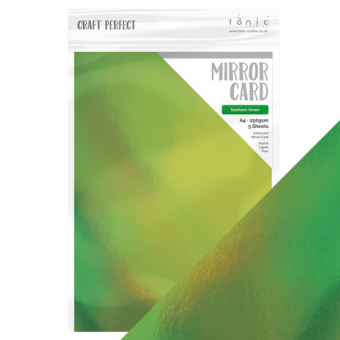 Tonic Craft Perfect Mirror Card A4 Irridescent Seafoam Green (9774e) ( 9774e)
