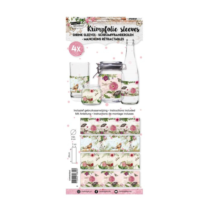 Studio Light  Sleeves Romantic Botanic nr.46 (SHRINKRB46)