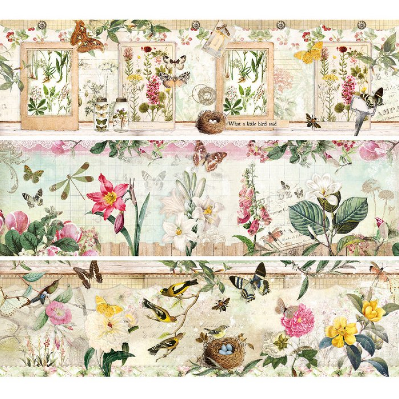 Studio Light  Sleeves 190mm My Botanic Garden nr.27 (SHRINKMBG27)