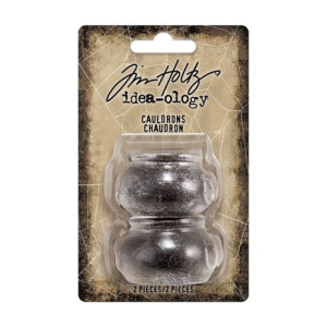 Tim Holtz  Idea-ology Halloween Cauldrons (2pcs) (TH94171)