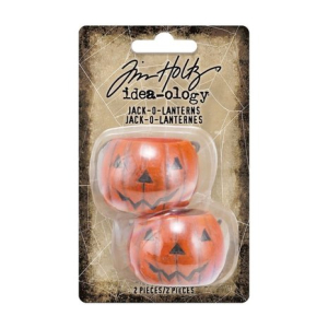 Tim Holtz Idea-ology Halloween Jack-O-Lanterns (2pcs) (TH94179)