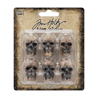 Idea-ology Tim Holtz Halloween Skulls (6pcs) (TH94270) ( TH94270)