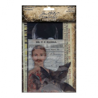 Idea-ology Tim Holtz Halloween Transparencies (11pcs) (TH94272) ( TH94272)