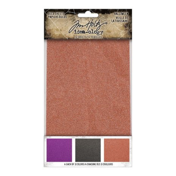 Tim Holtz Idea-ology  Halloween Deco Sheets (12 sheets) (TH94258)