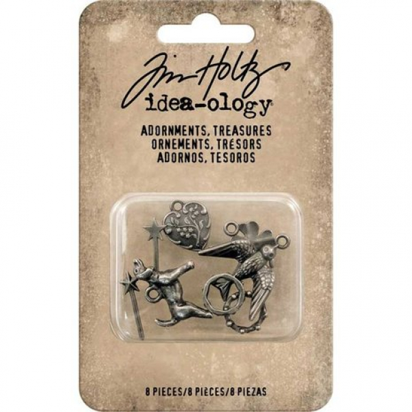 Idea-ology Tim Holtz Adornments Treasures (8pcs) (TH93572)