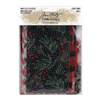 Idea-ology Tim Holtz Christmas Mini File Folders (TH94191) ( TH94191)