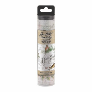 Tim Holtz Idea-ology  Collage Paper Aviary (6yards) (TH93706)