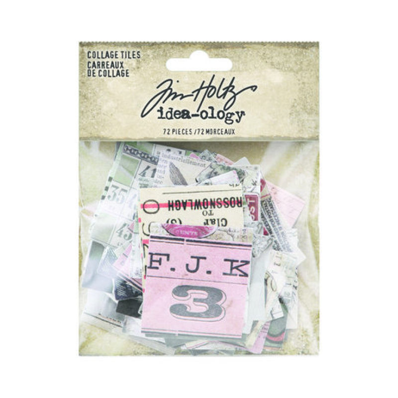 Tim Holtz Idea-ology  Collage Tiles (TH94217) ( TH94217)