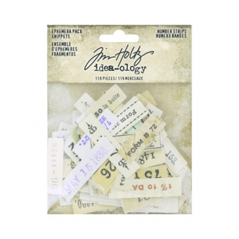 Idea-ology Tim Holtz Ephemera Snippets Number Strips (TH94222) ( TH94222)