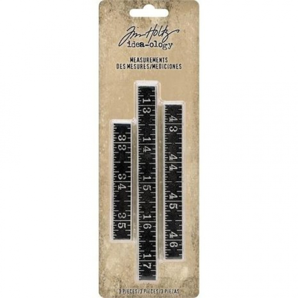 Idea-ology Tim Holtz Measurements (3pcs) (TH93682) (DISCONTINUED)