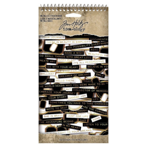 Tim Holtz Idea-ology  Metallic Sticker Book (TH94134)