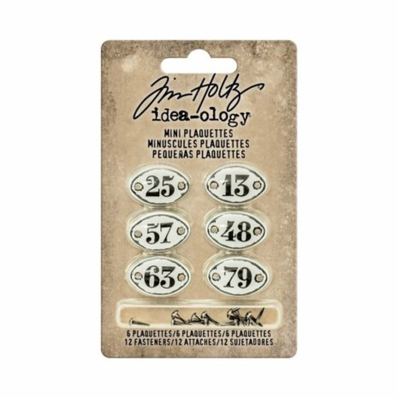 Tim Holtz Idea-ology Mini Plaquettes (6pcs) (TH93296)