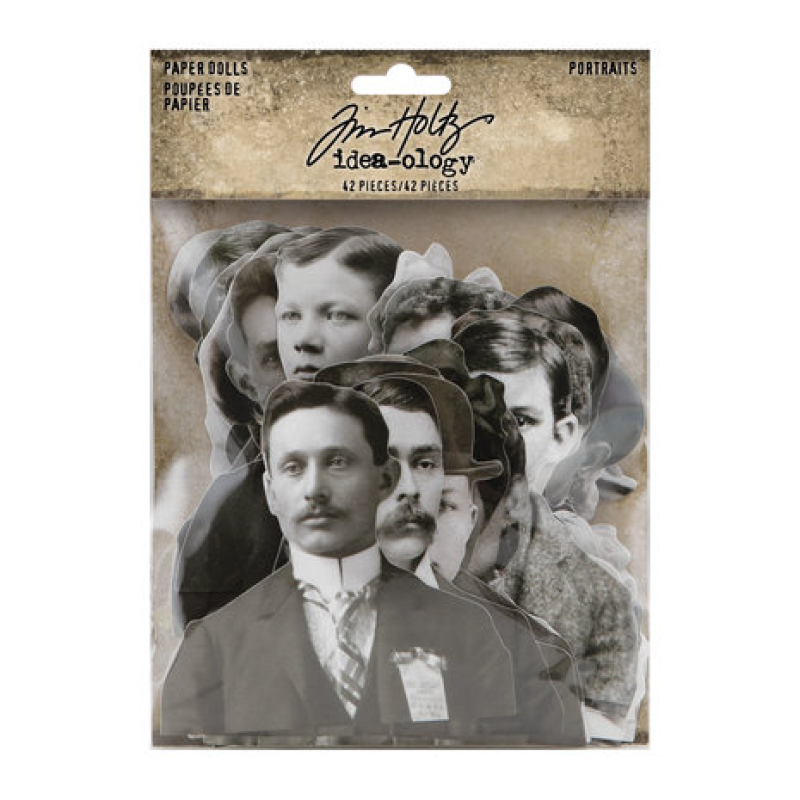 Tim Holtz Idea-ology  Paper Dolls Portraits (TH94233)