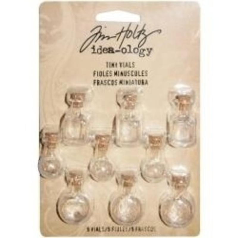 Tim Holtz Idea-ology  Tiny Vials (9pcs) (TH93201)