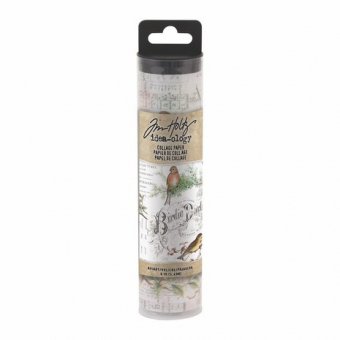 Tim Holtz Idea-ology  Collage Paper Aviary (6yards) (TH93706)