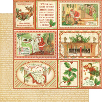 Graphic 45 Twas The Night Before Christmas 12x12 Inch Paper pad (4500996)