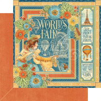 Graphic 45 World's Fair 12x12 Inch Paper Pad (4501177)
