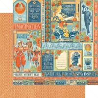 Graphic 45 World's Fair 12x12 Inch Paper Pad (4501177)