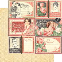 Graphic 45 Mon Amour 12x12 Inch Paper Pad (4501213)