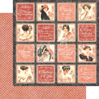 Graphic 45 Mon Amour 12x12 Inch Paper Pad (4501213)