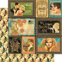 Graphic 45 Vintage Hollywood 12 x 12 inch Paper pad (4501533)