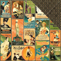 Graphic 45 Vintage Hollywood 12 x 12 inch Paper pad (4501533)