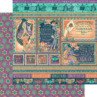 Graphic 45 Midnight Masquerade 12x12 Inch Paper Pad (4501549)