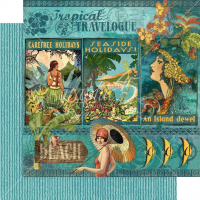 Graphic 45 Tropical Travelogue 12x12 Inch Deluxe Collectors Edition (4501723)