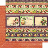 Graphic 45 Fruit & Flora 12x12 Inch Collection Pack (4502000)