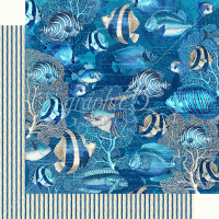 Graphic 45 Ocean Blue 12x12 Inch Collection Pack (4502016)