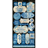 Graphic 45 Ocean Blue Stickers (4502019)