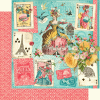 Graphic 45 Ephemera Queen 8x8 Inch Paper Pad (4502103)