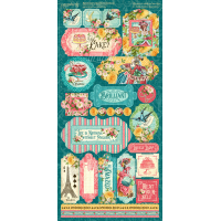 Graphic 45 Ephemera Queen Stickers Cover-weight (4502107)
