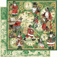 Graphic 45 Christmas Time 8x8 Inch Paper Pad (4502118)