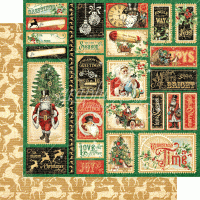 Graphic 45 Christmas Time 8x8 Inch Paper Pad (4502118)