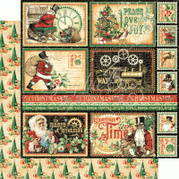 Graphic 45 Christmas Time 12x12 Inch Collection Pack (4502119) ( 4502119)