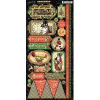Graphic 45 Christmas Time Stickers (4502122)