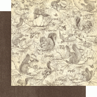 Graphic 45 Woodland Friends 12 x 12 patterns & Solids Pad (4502136)