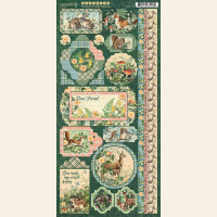 Graphic 45 Woodland Friends stickers (4502138)