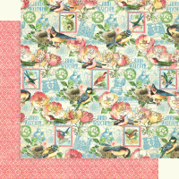 Graphic 45 Bird Watcher 8x8 Inch Paper Pad (4502210)