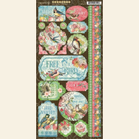 Graphic 45 Bird Watcher Stickers (4502214)