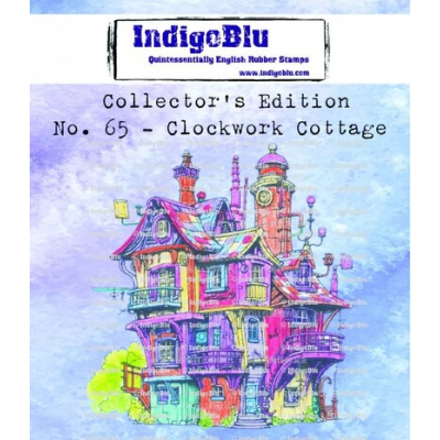 IndigoBlu Collectors Edition no.65 Clockwork Cottage Rubber Stamps (IND1240)