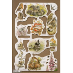 Marjolein poezieplaatjes per vel (Marjolein-Poezie)