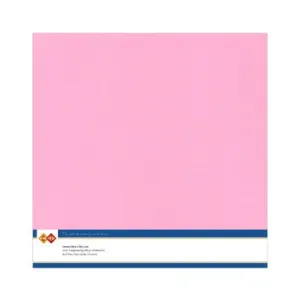 Card Deco Linen Cardstock 30,5x30,5 cm Pink (10pcs) (LKK-SC16)