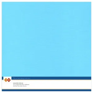 Card Deco Linen Cardstock 30,5x30,5 cm Sky Blue (10pcs) (LKK-SC29)