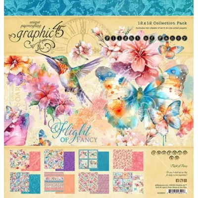 Graphic 45 Flight of Fancy 12x12 Inch Collection Pack (4502854)