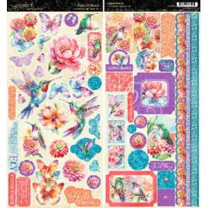 Graphic 45 Flight of Fancy Cardstock Sticker Set (4502856)