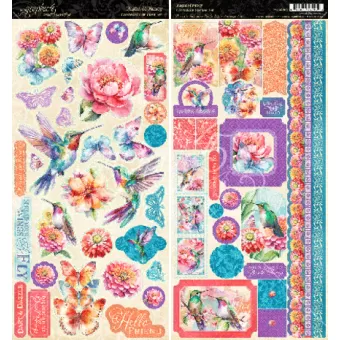 Graphic 45 Flight of Fancy Cardstock Sticker Set (4502856)